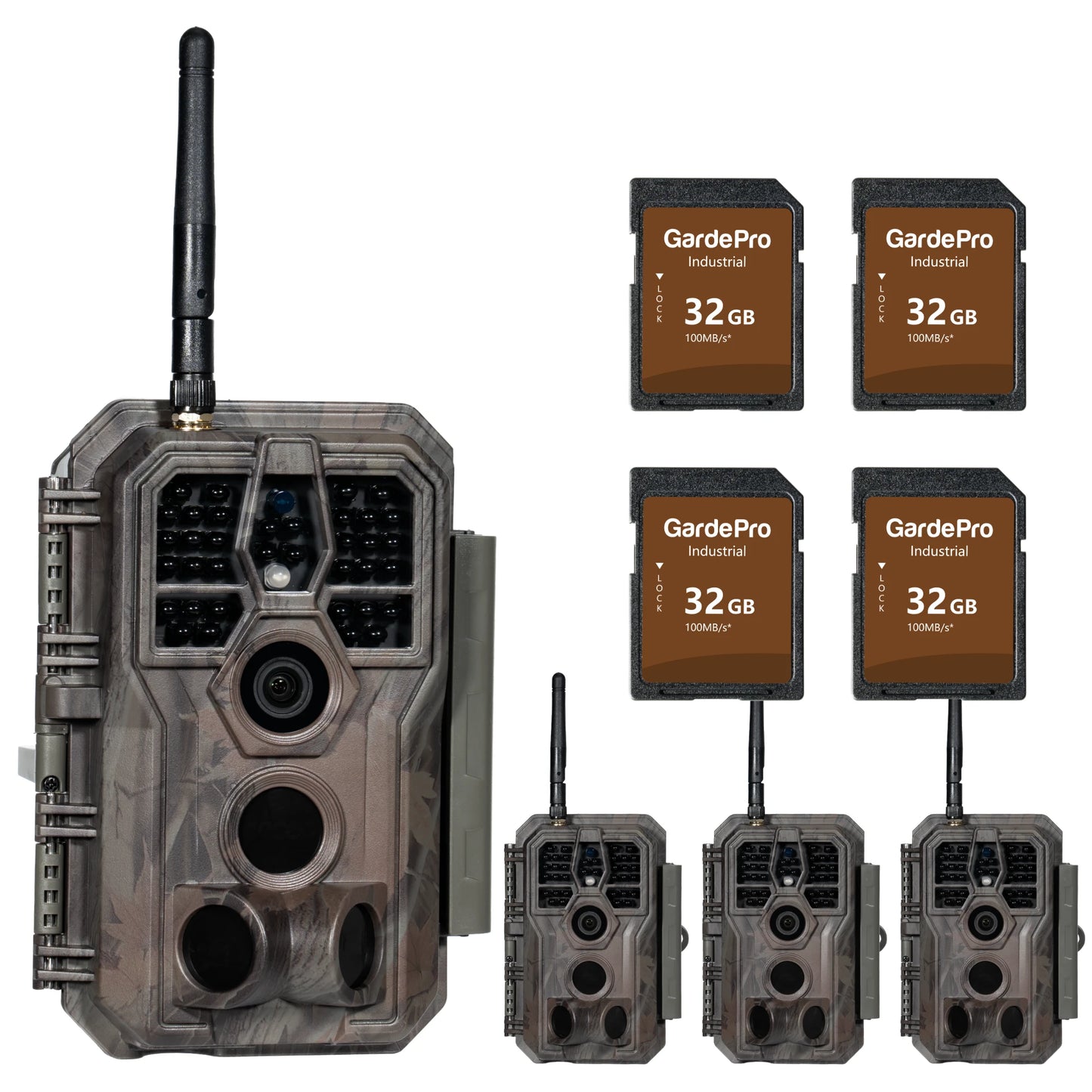 GardePro E8PCF (Wi-Fi) 4-Pack with Close Focus Lens - GardePro