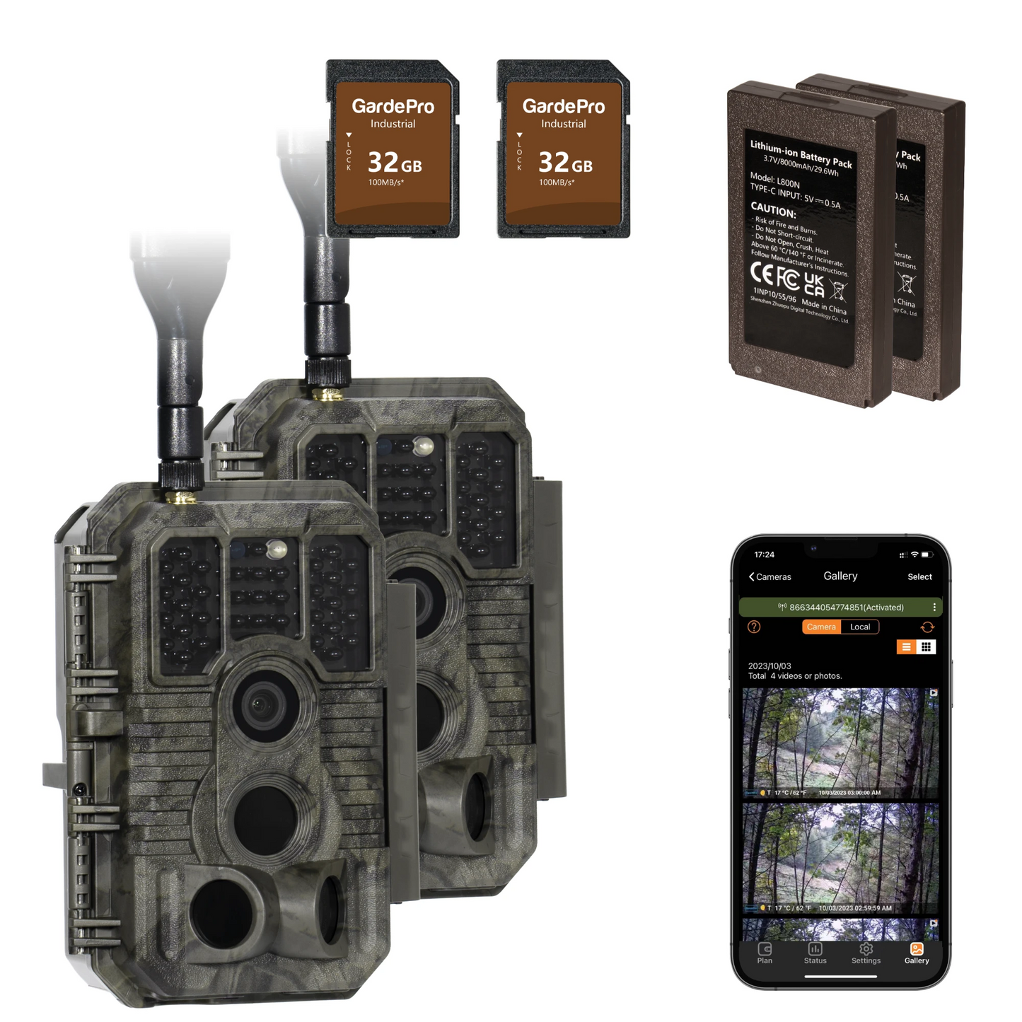 GardePro X60P (Cellular) 2-Pack - GardePro