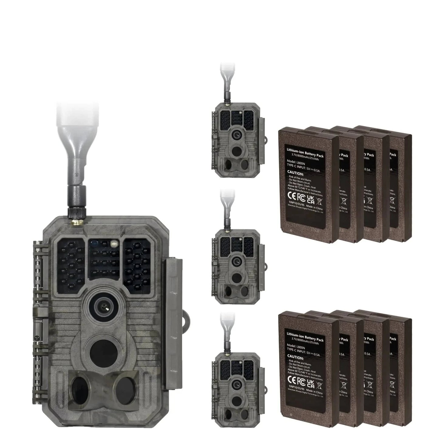 GardePro Cellular Trail Camera X60LPMB Sim-Free With Live Stream & Rechargeable Battery & 32G Built-in Memory SD Card