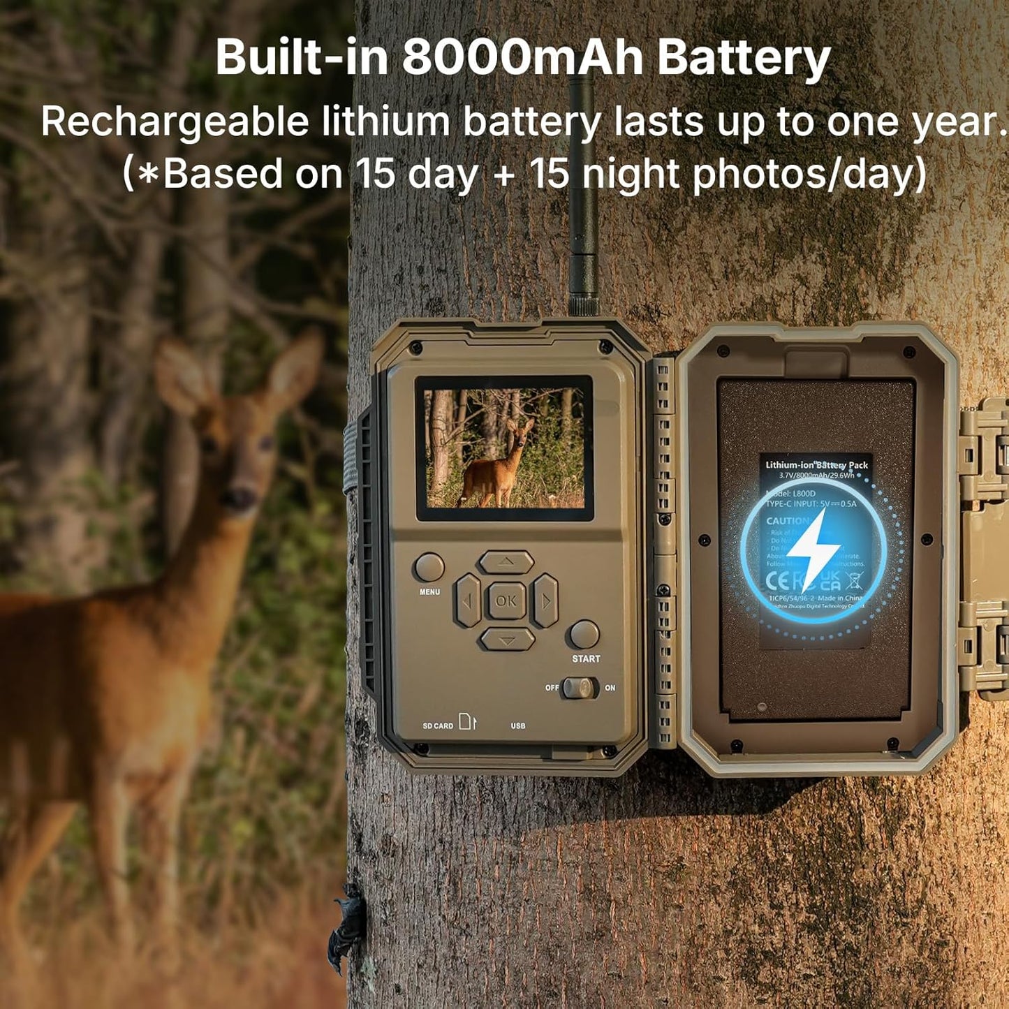 GardePro A80 Pro Wi-Fi Trail Camera