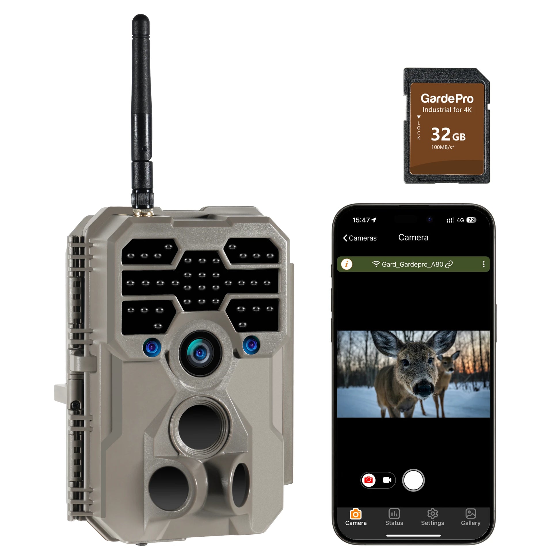GardePro A80 Wi-Fi Trail Camera with SONY Starvis Sensor