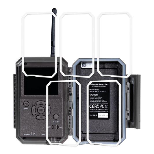 GardePro Rear Case Waterproof Seal Strips