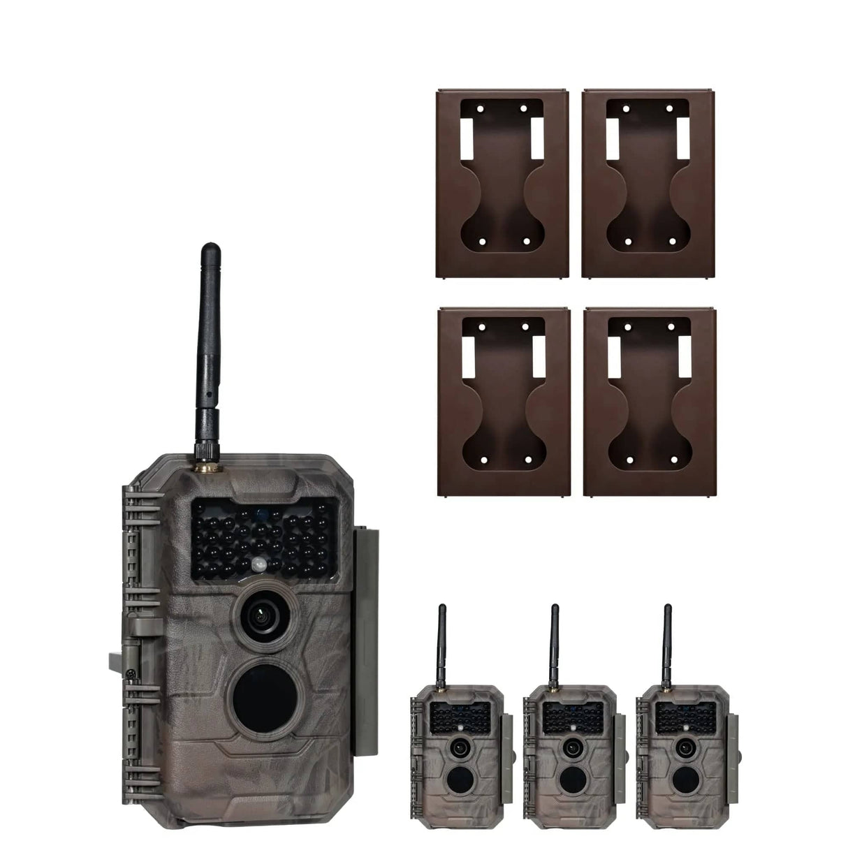 GardePro WiFi Trail Camera E6PMB With Rechargeable Battery & 32G Built-in Memory SD Card with Security Box