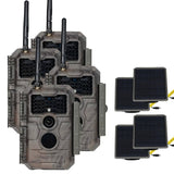 GardePro WiFi Trail Camera E6PMB With Rechargeable Battery & 32G Built-in Memory SD Card With Solar Panel