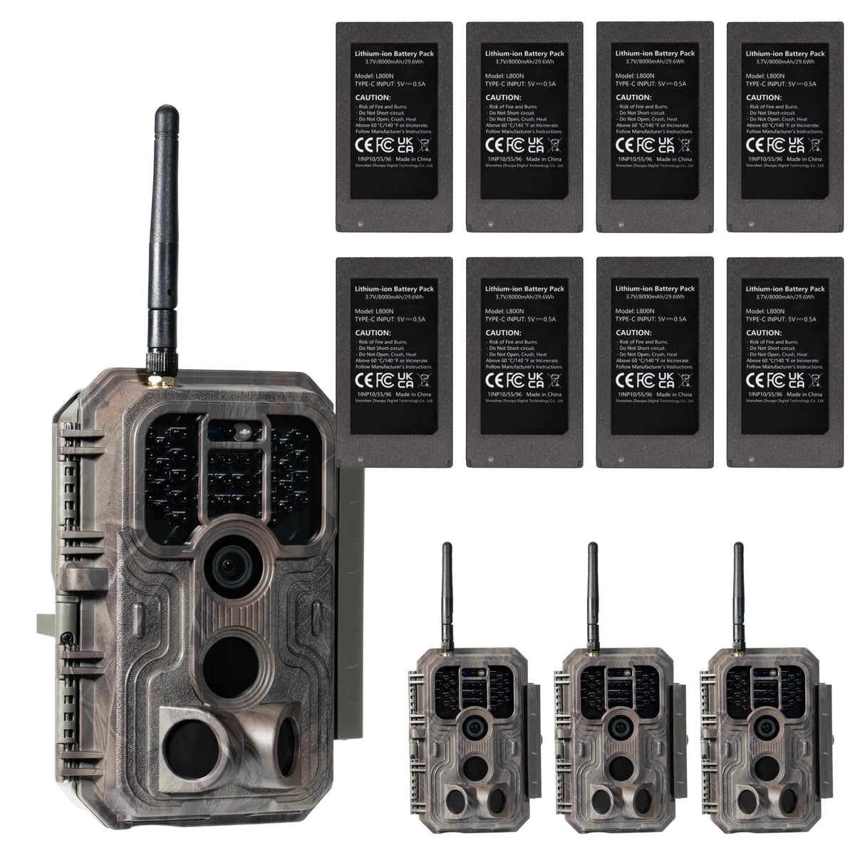 GardePro E9P (Wi-Fi) 4-Pack