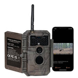 GardePro WiFi Trail Camera E6PMB With Rechargeable Battery & 32G Built-in Memory SD Card