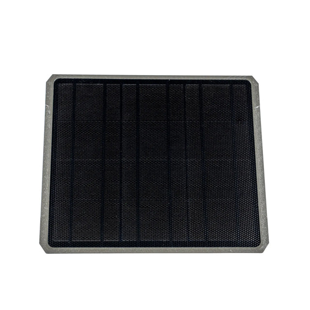 GardePro SP1000 solar panel for trail cameras with durable black surface and rugged frame.