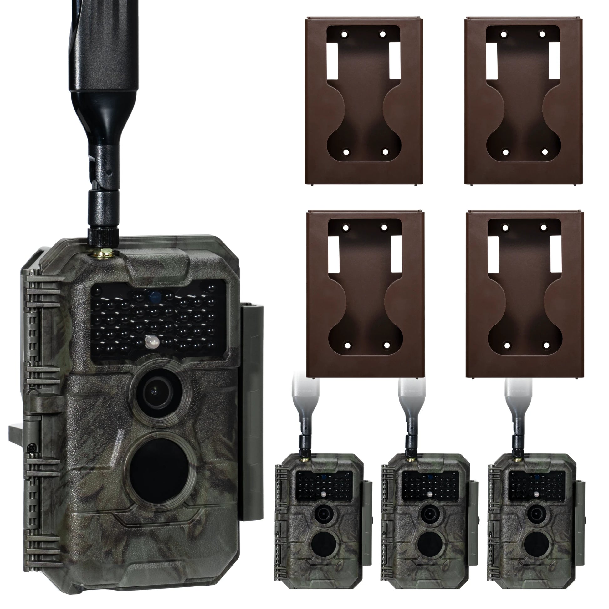 GardePro X20 Celluar Trail Camera 4 Pack - GardePro