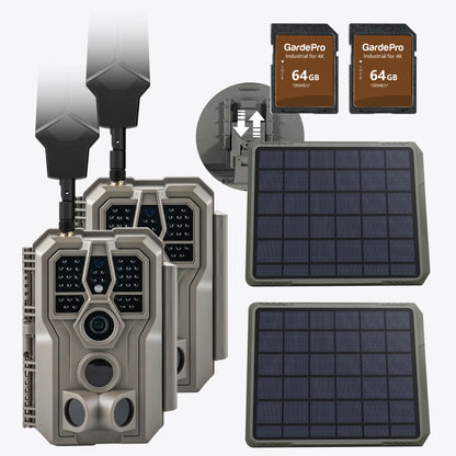 GardePro X66 3.0 Pro 4K AI Cellular Trail Camera