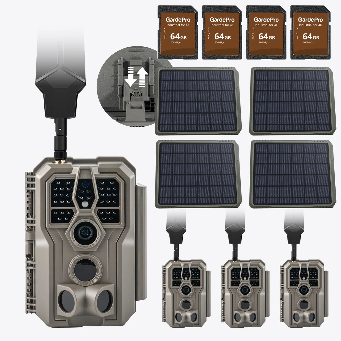 GardePro X66 3.0 Pro 4K AI Cellular Trail Camera