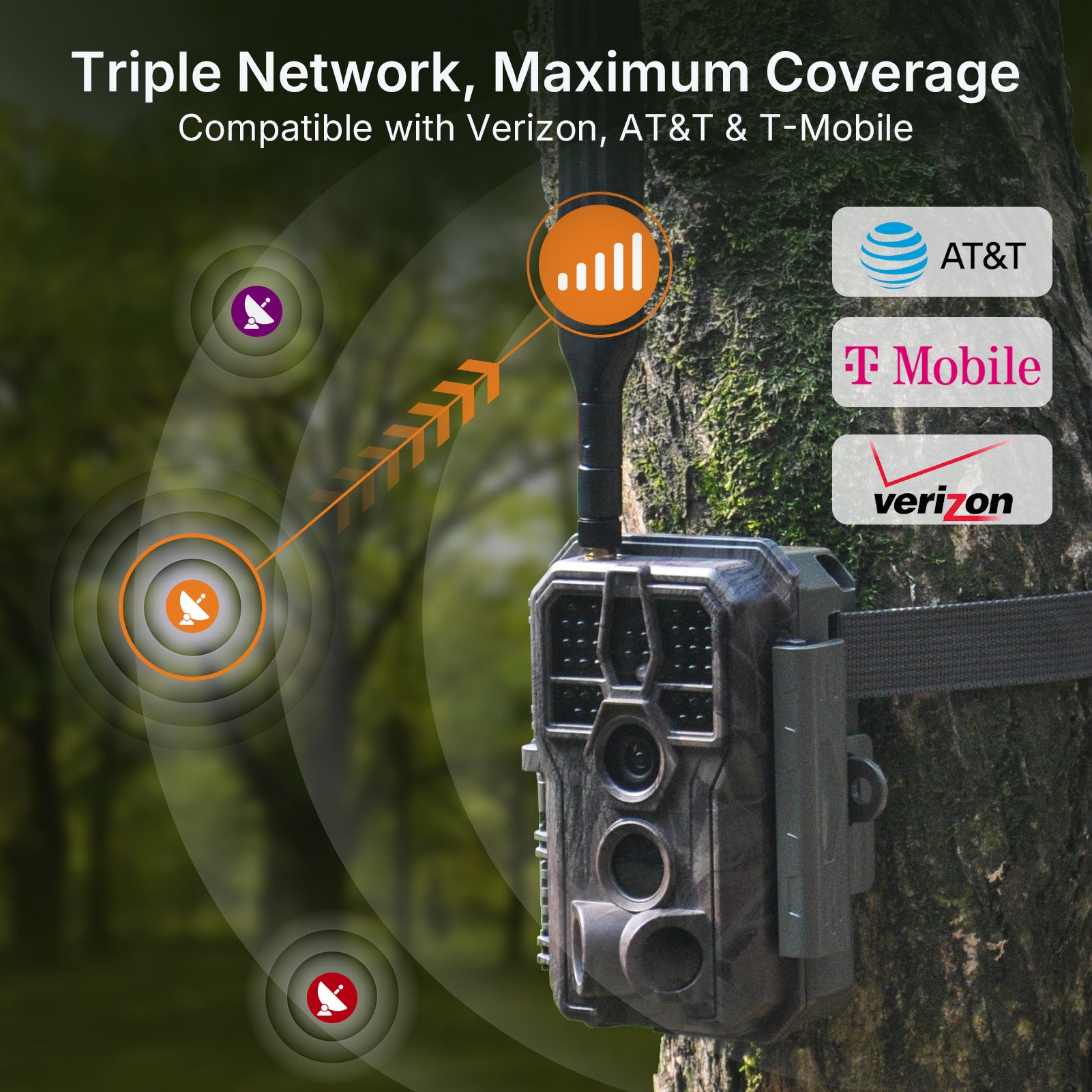 Affordable 4G Cellular Trail Camera | Remote View - GardePro X50S