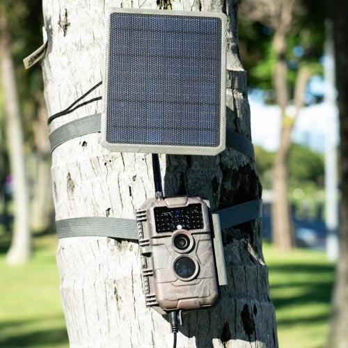 GardePro WiFi Trail Camera E6 With Solar Panel SP350