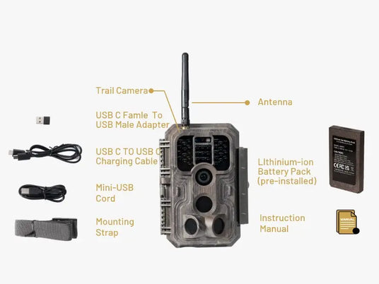 GardePro WiFi Trail Camera E9P Sony Sensor In The Box