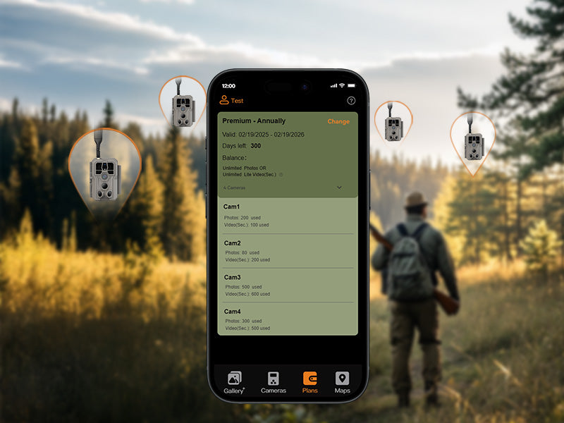 GardePro Cellular Trail Camera Data Plan
