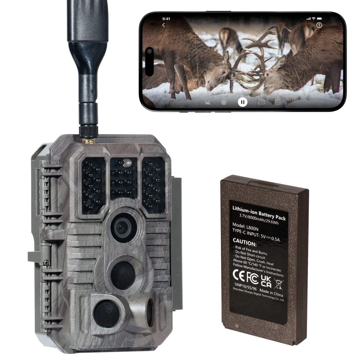 Guardpro 4G LTE Live Stream Cellular Trail Camera | X60P Live Max