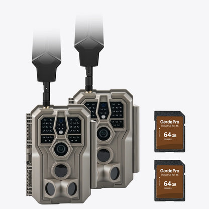 GardePro X66 3.0 Pro 4K AI Cellular Trail Camera